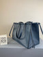 羅L威-Cushion tote 小牛皮 深藍色