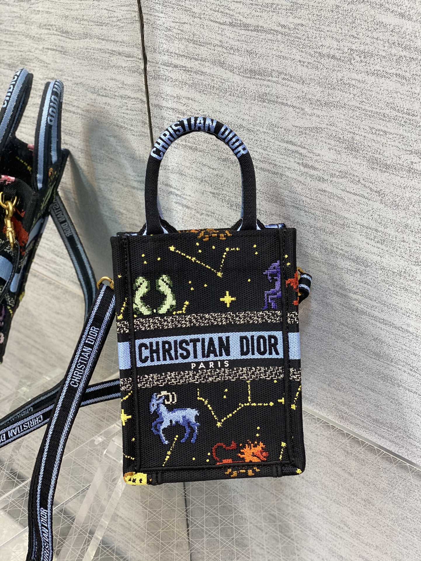 迪D家 Book Tote-最新豎版mini 黑色