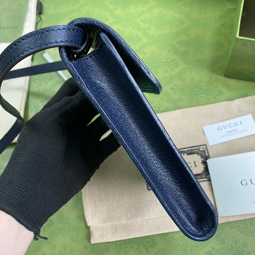 古G家-Marmont系列手機包-綠 11.5*18*3.5cm