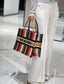 Dior Book Tote-小號36.5cm-多色條紋