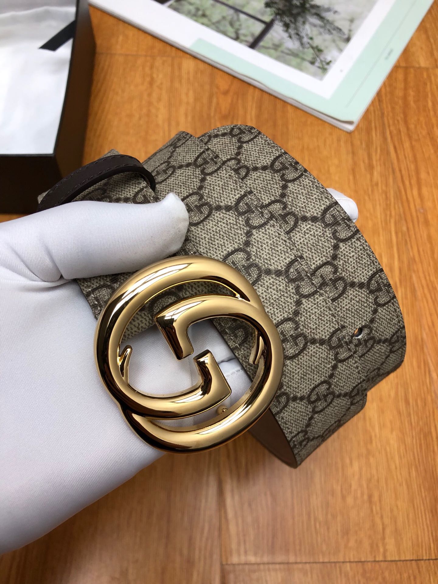 古G家-皮帶-3.8cm-男款