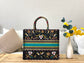 Dior Book Tote-大號41.5cm-黑花