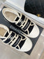 小香家-2022秋冬新款 魔鬼氈厚底休閒鞋 黑色