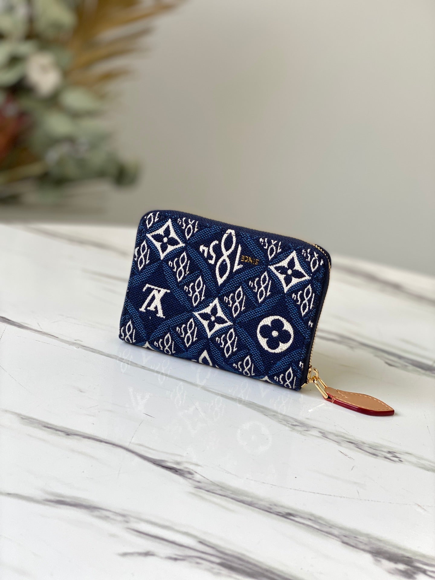 LV M69997 藍色 ZIPPY 零錢包