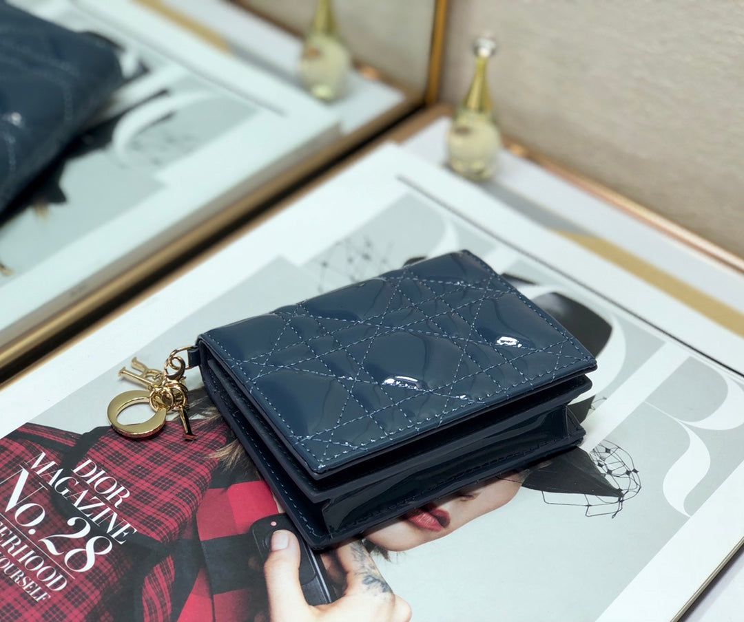 Dior 藤格紋卡包-11*9cm