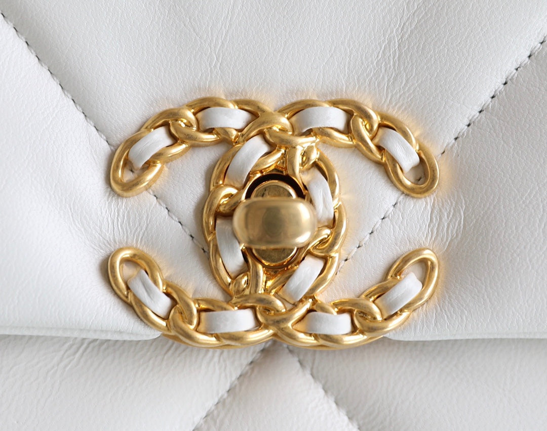 Chanel 19Bag-小號白色