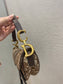 Dior Saddle 馬鞍包-小號咖啡棕色-19.5cm