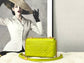 Dior Caro 小號20cm-綠黃小牛皮