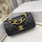 Chanel 拋光小羊皮菱格口蓋包