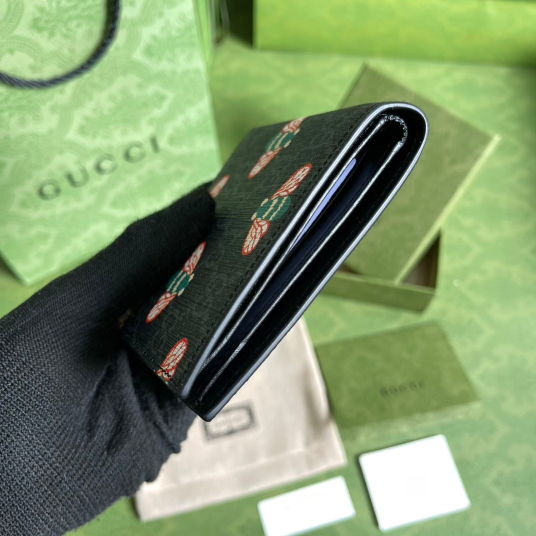 Gucci 最新款蜜蜂短夾