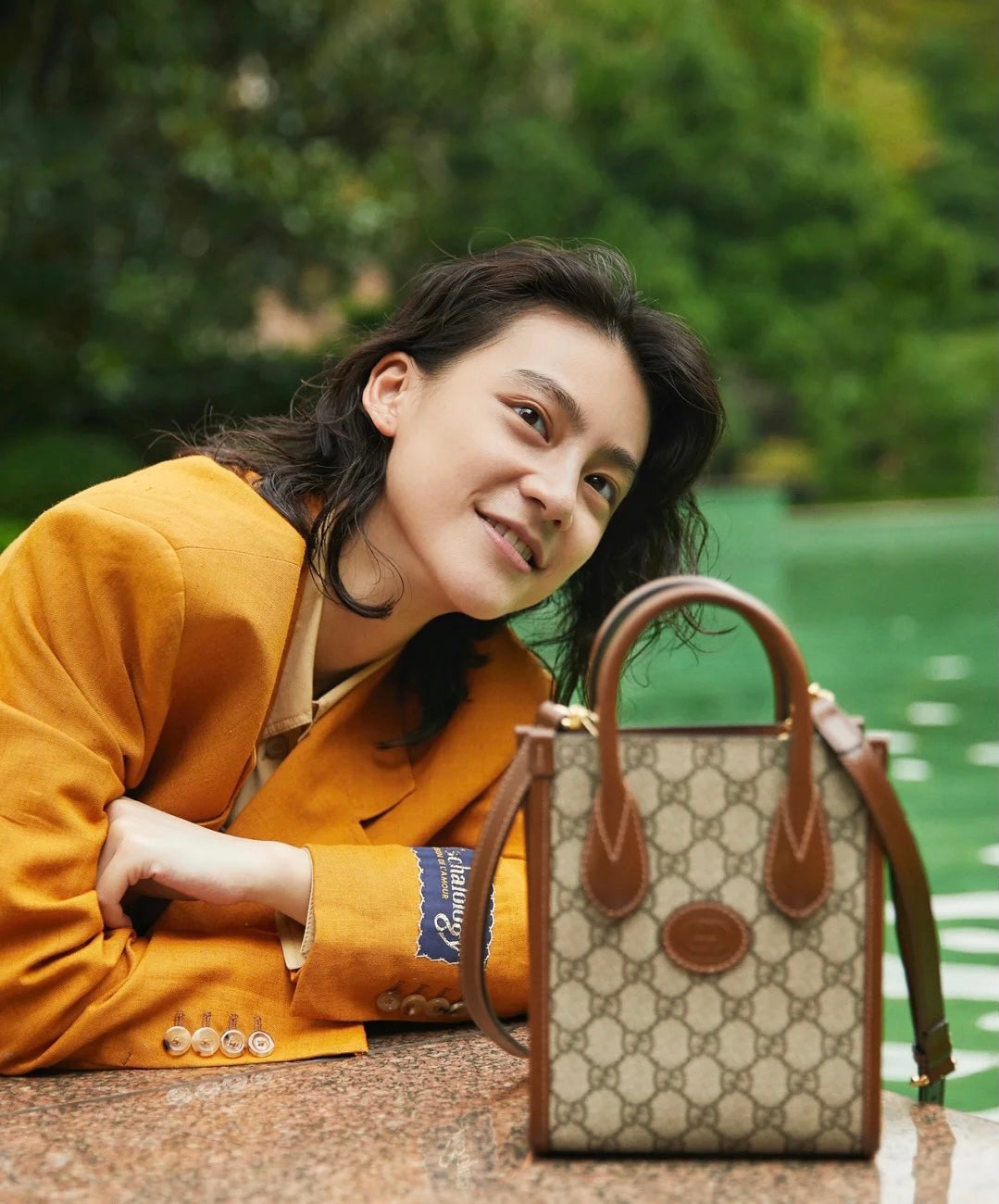 古G家-Retro mini tote 16*20*7cm