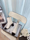 小香家-造型經典鍊 短靴 高跟靴