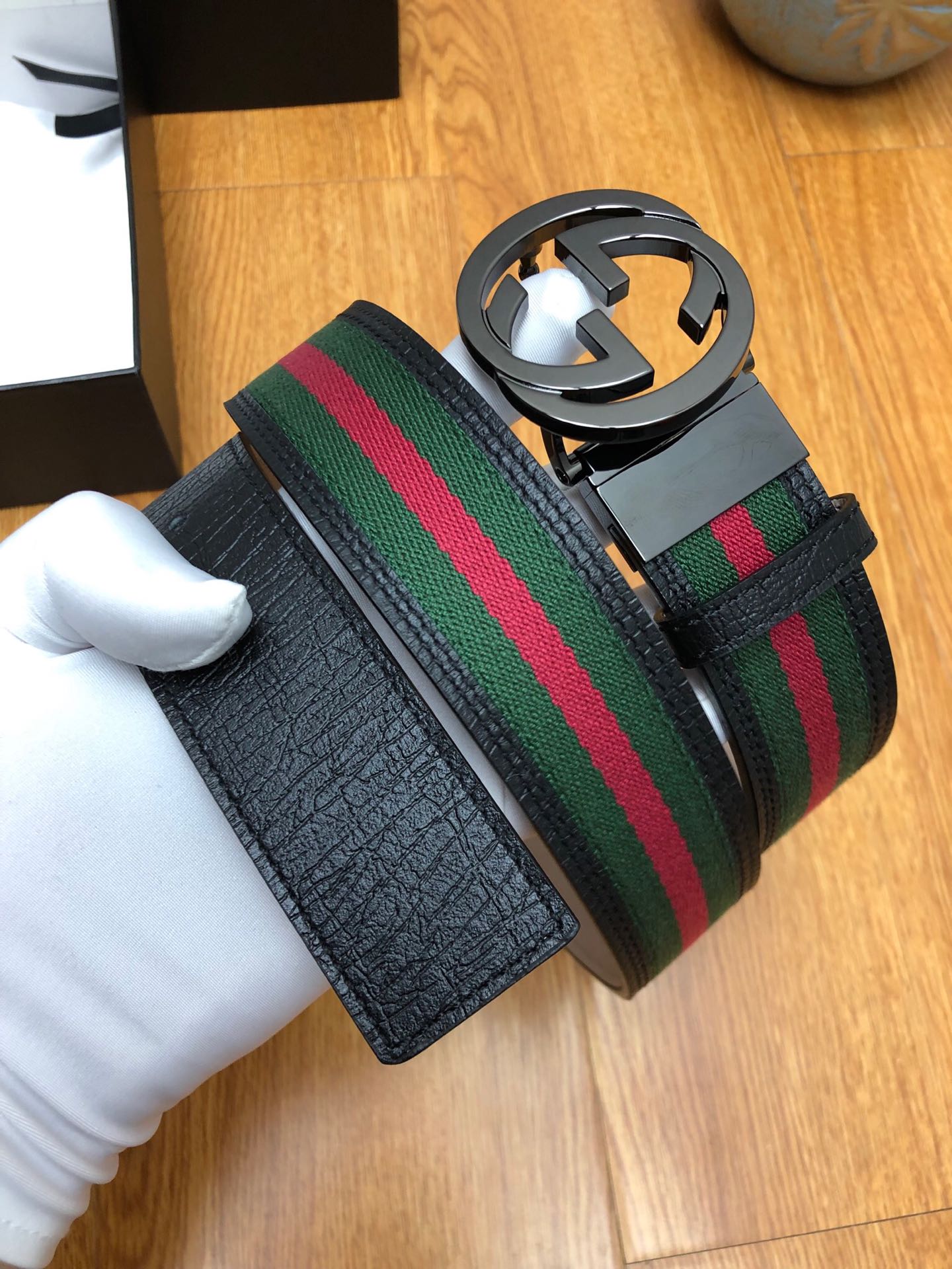 古G家-皮帶-3.8cm-男款