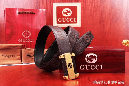 古G家-皮帶-3.8cm-男款