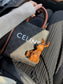 熱銷款 Celine Mini Cabas 棕色老花