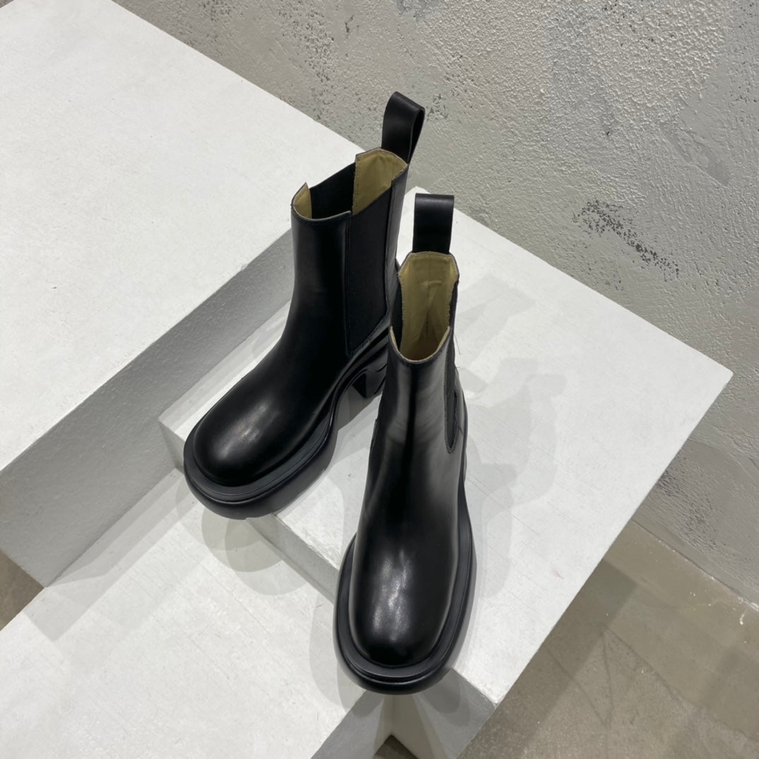B編織-22ss 厚底中筒靴（35-39，40-41可訂製）