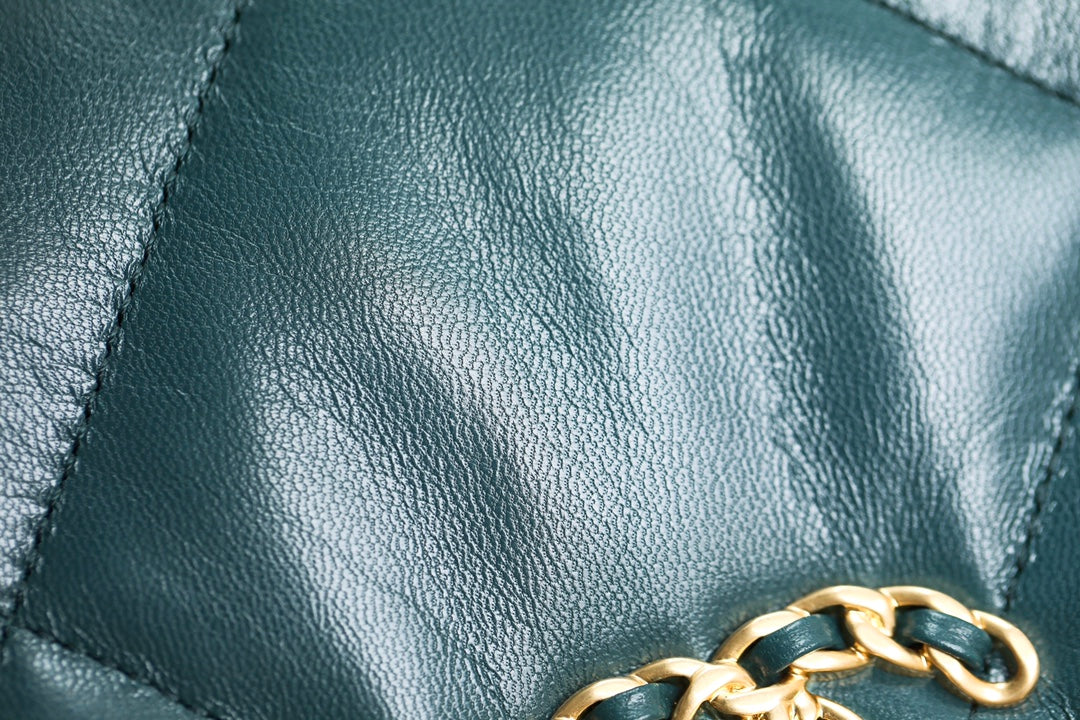 Chanel 19Bag-中號墨綠色