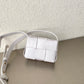 B編織-羊皮方格Mini cassette Bag 迷你編織包 12x8x4cm