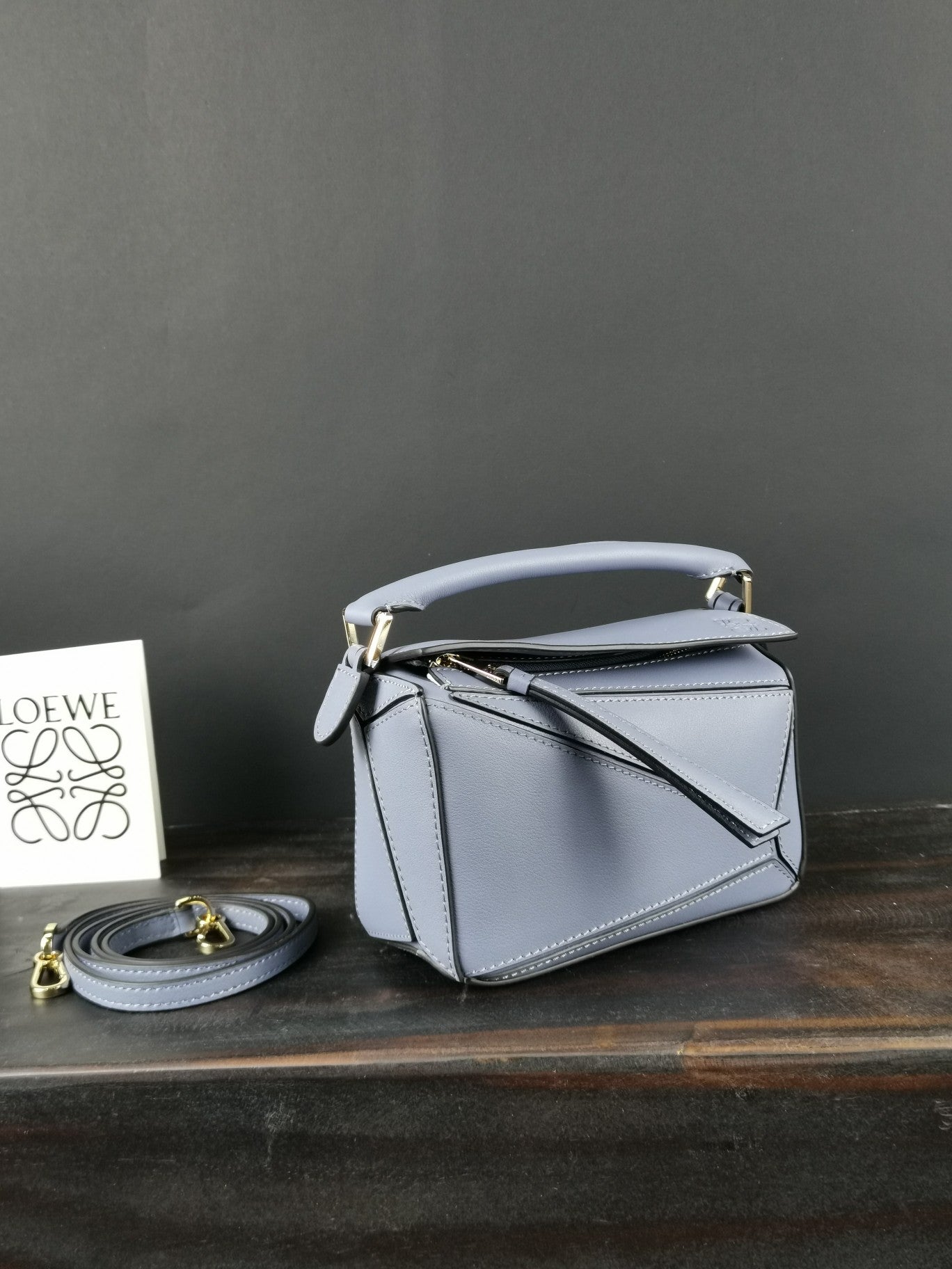 羅L威-Puzzle bag mini 小牛皮