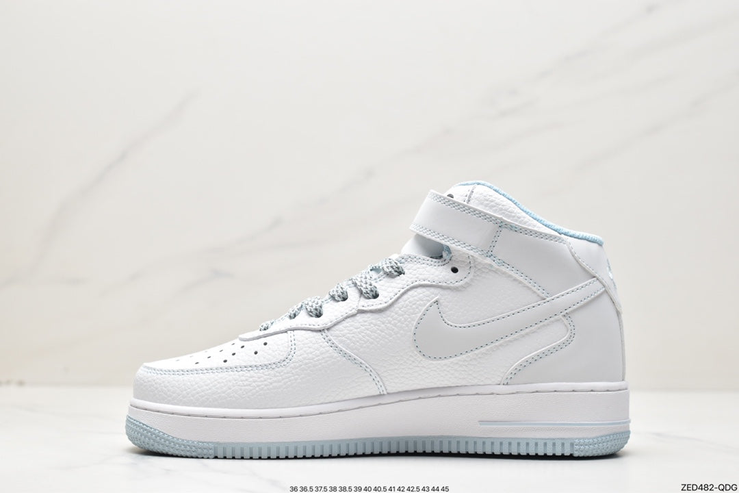 N1KE-Air Force 1 Mid 冰藍空