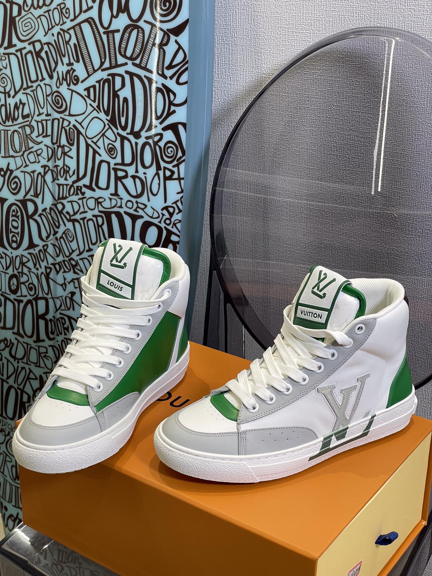 LV鞋-LV Trainer 高筒 休閒鞋