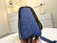 M43629 路L家-TWIST DENIM 鏈條包 赤藍色