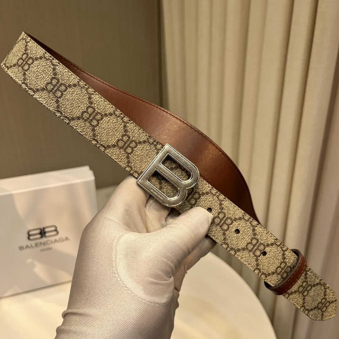 巴黎世-皮帶-3.0cm-男款