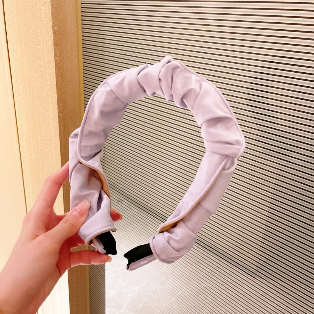 小香家-雙色貝殼遮陽帽 可捲起當髮箍