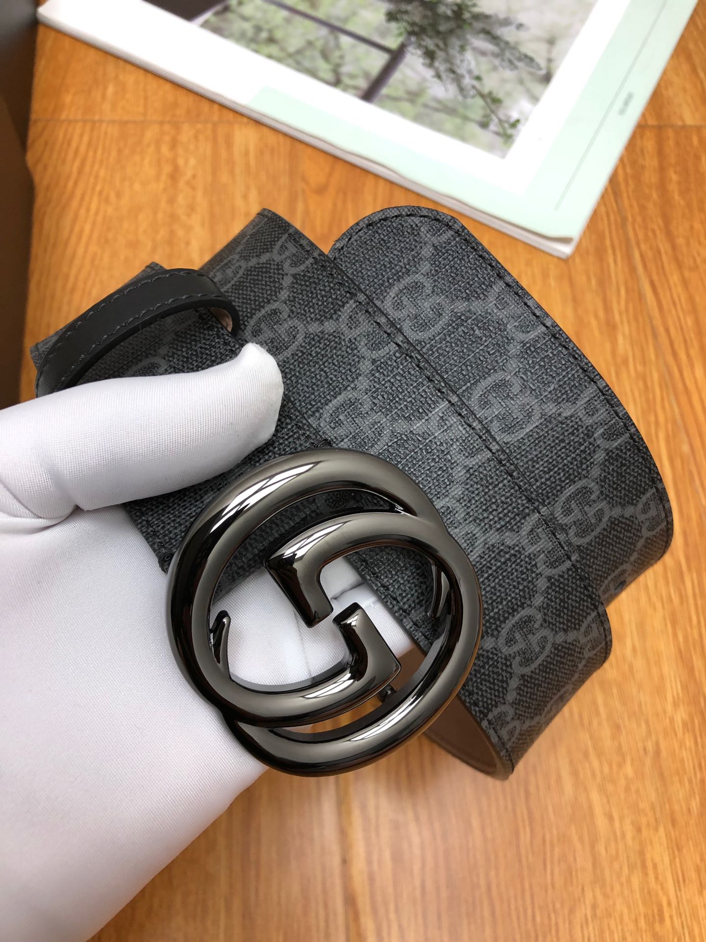 古G家-皮帶-3.8cm-男款
