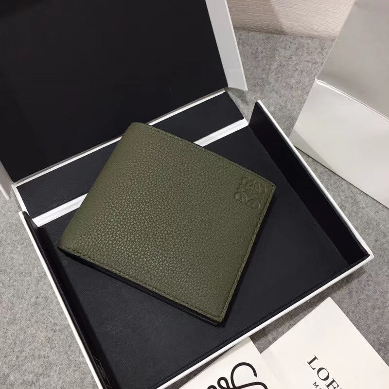 Loewe 男款對折短夾