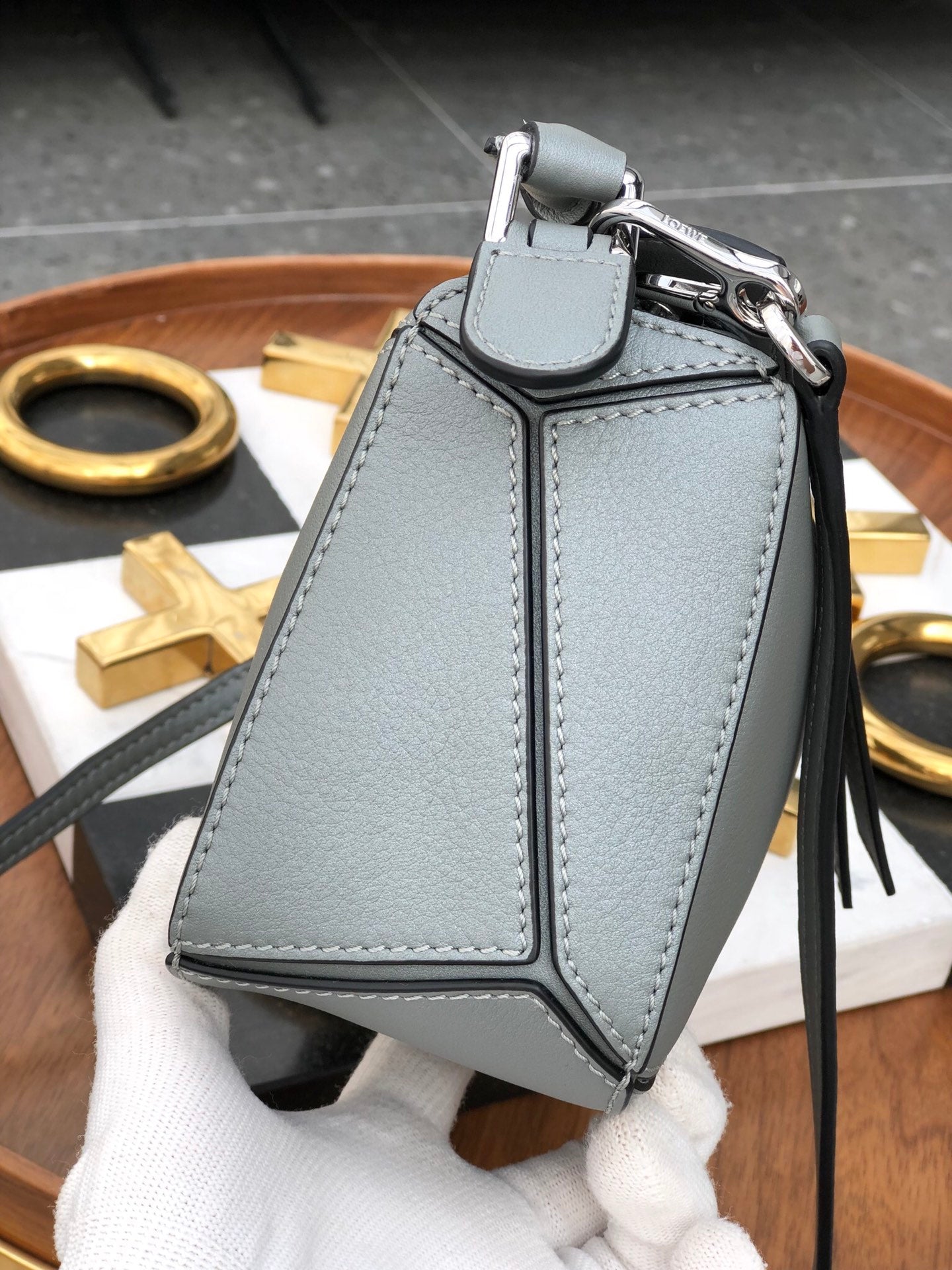 羅L威-2020春季新品 Puzzle bag mini 小牛皮