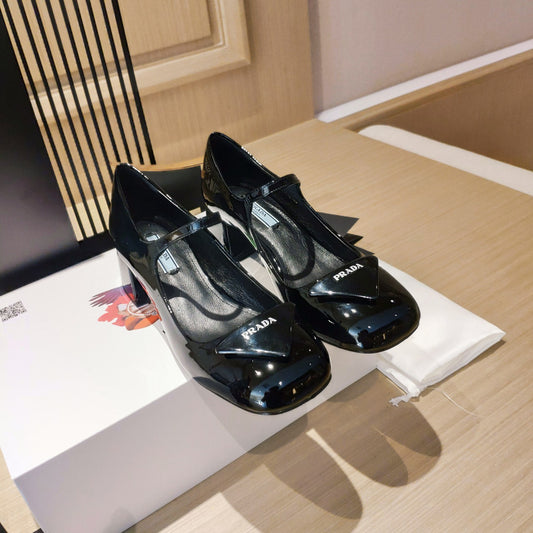 Prada鞋-Parda 2022春夏新品 法式復古 瑪莉珍鞋