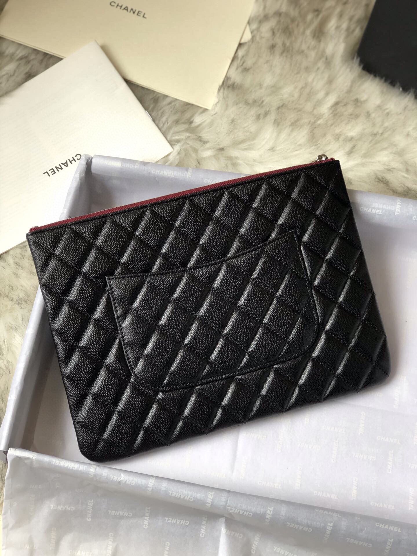 Chanel 小號手拿吧-銀扣