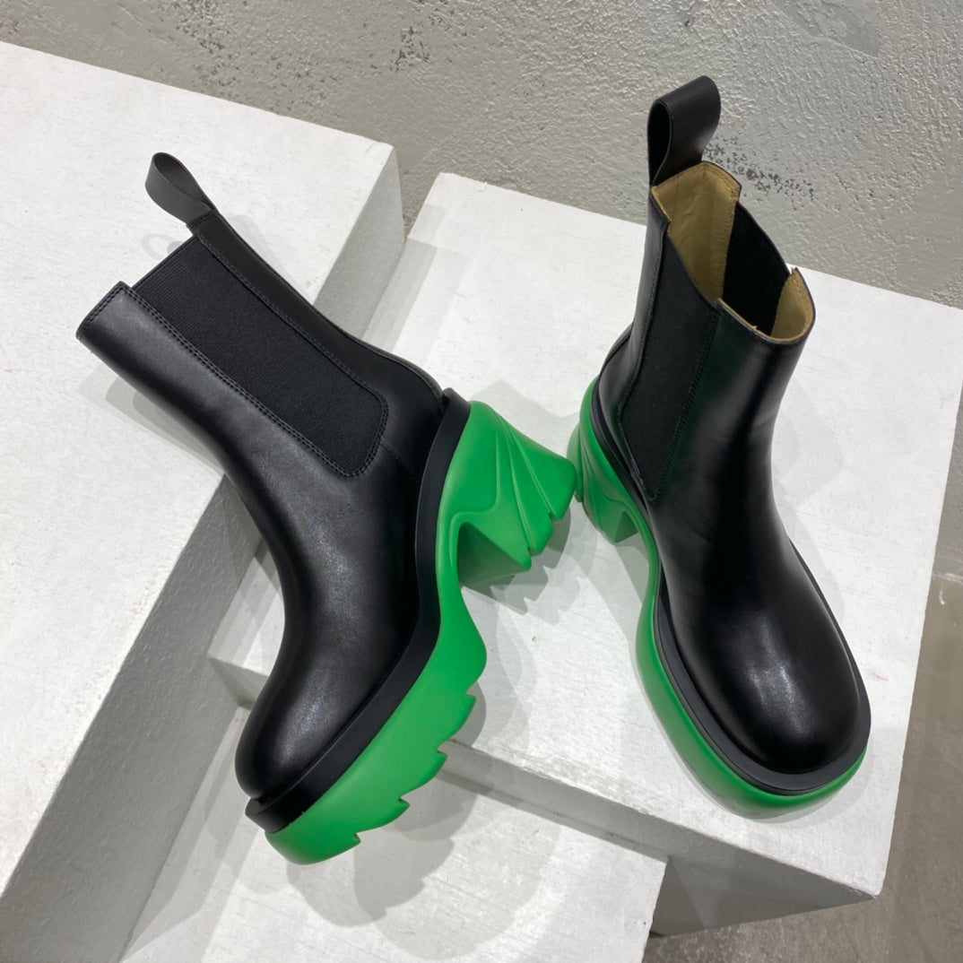 B編織-22ss 厚底中筒靴（35-39，40-41可訂製）