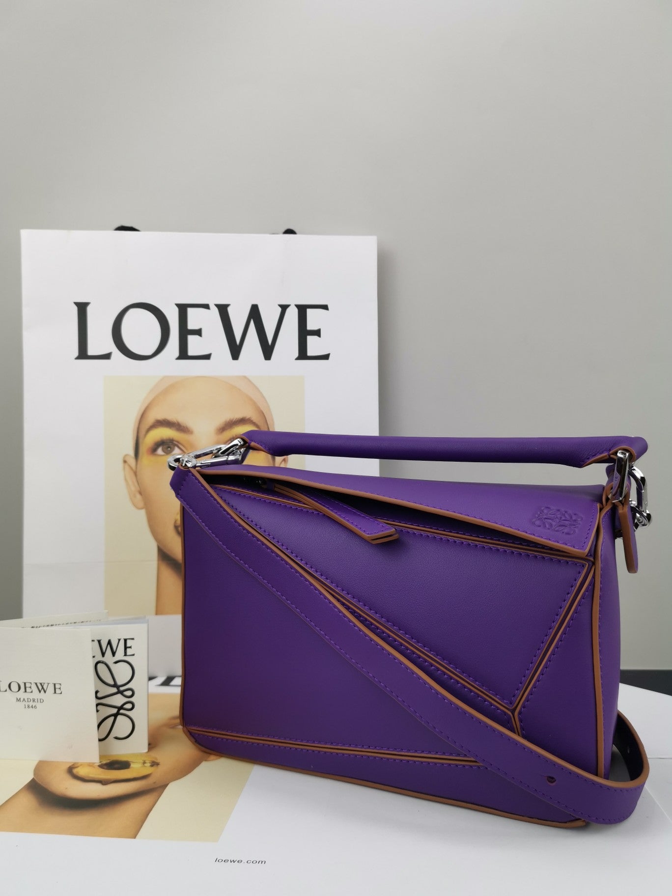 羅L威-Puzzle bag 小牛皮 小號