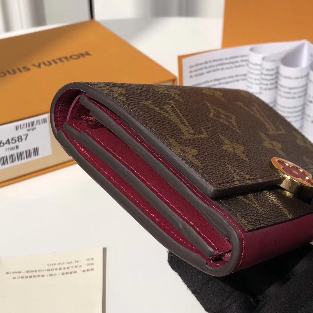 LV M64587 Flore短夾