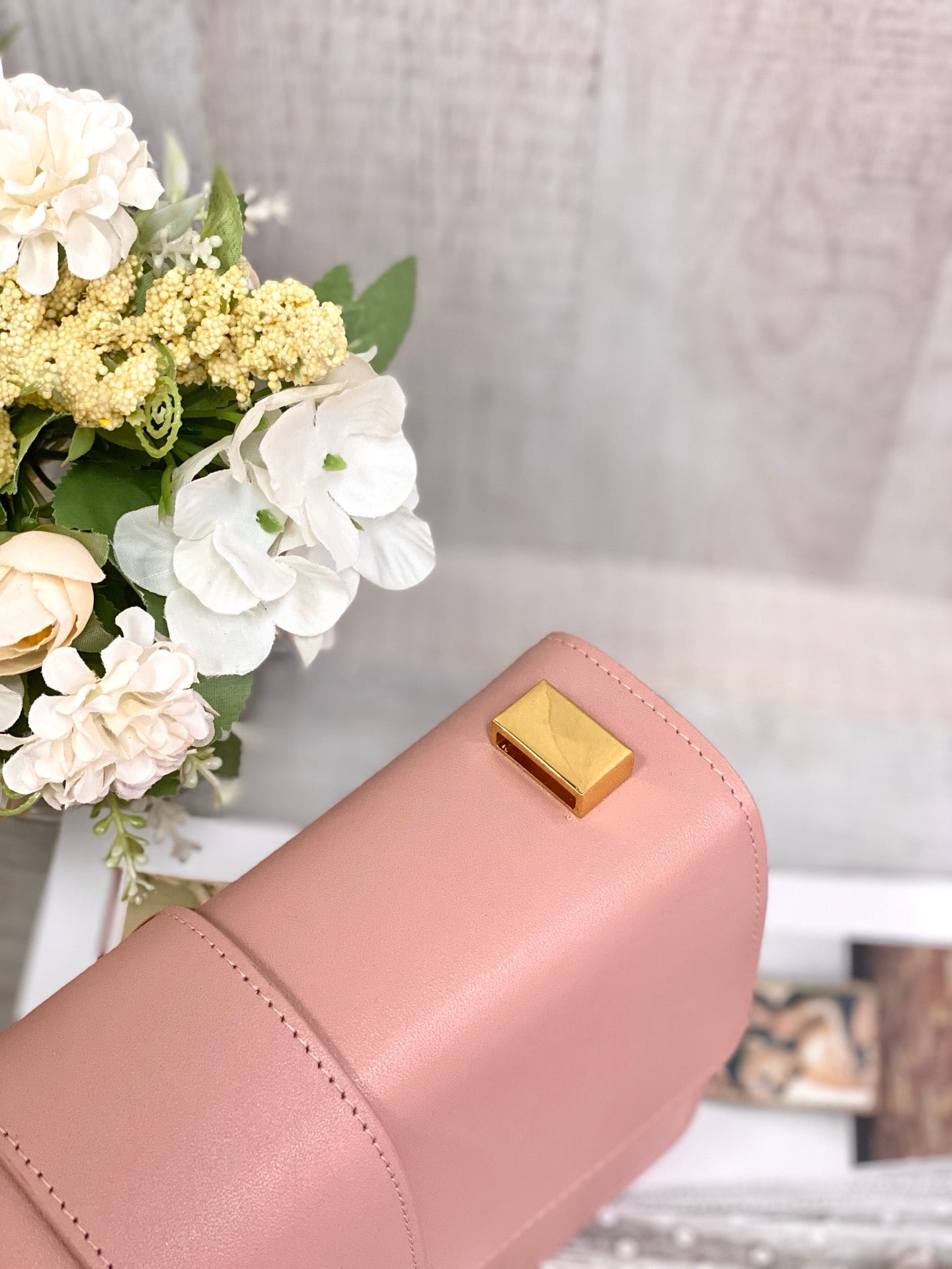 Dior 蒙田 30 Montaigne系列-24cm-牛皮平紋-粉色