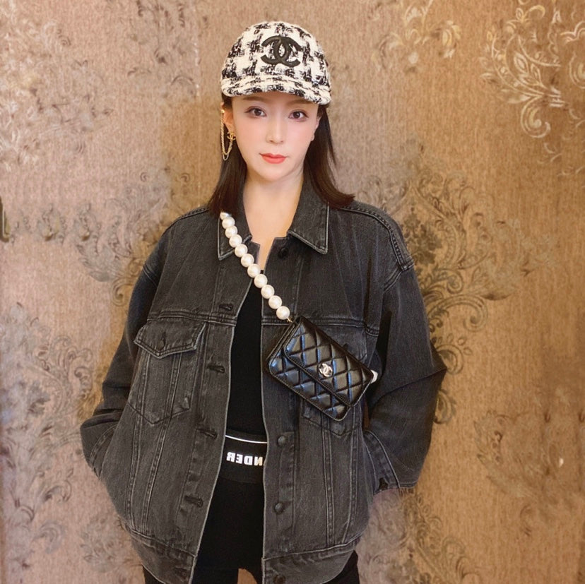 Chanel 珍珠鏈條小包