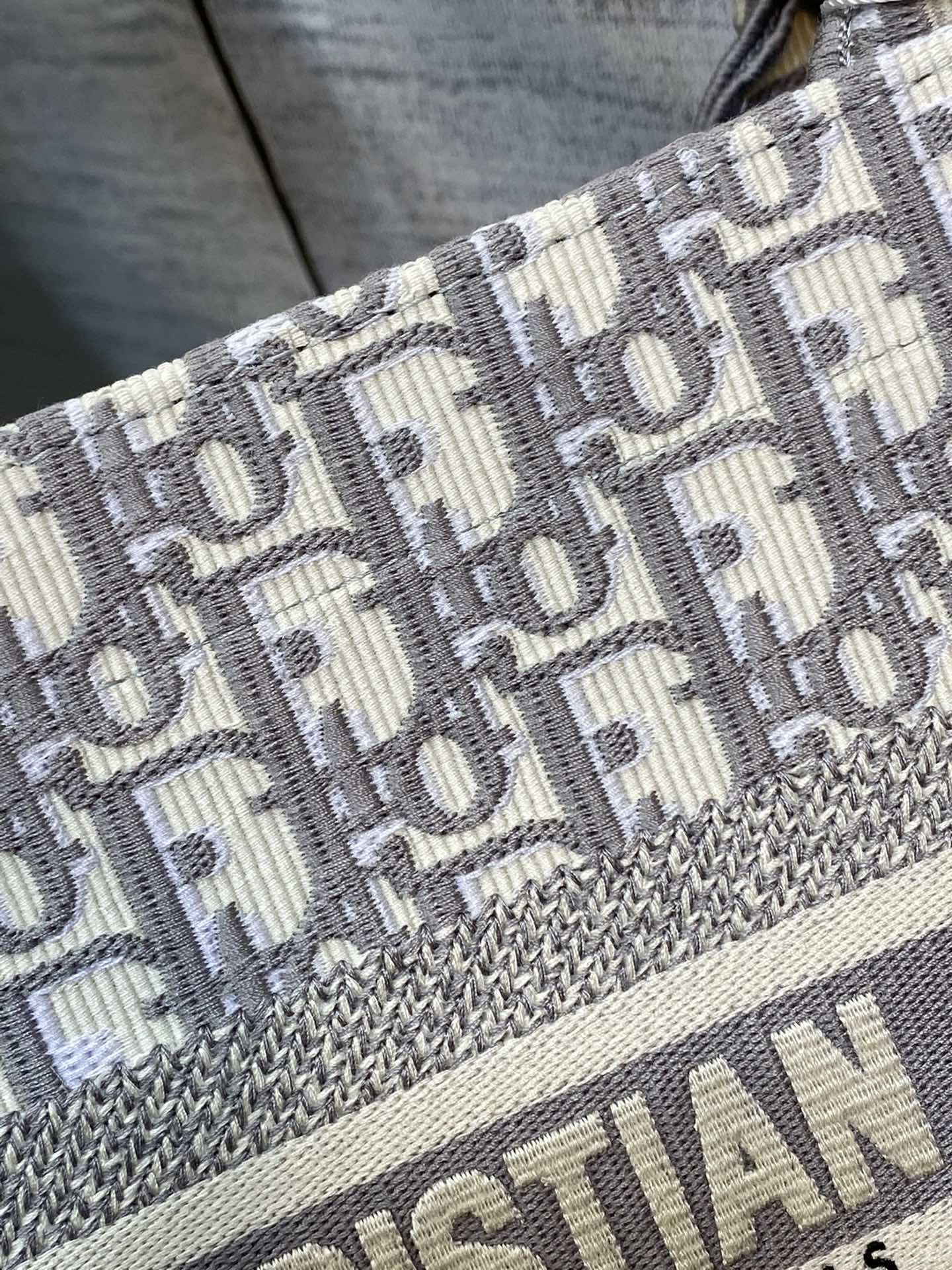 Dior Book Tote-小號36.5cm-灰色老花