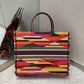 Dior Book Tote-大號41.5cm-彩色條紋