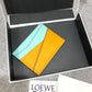 Loewe Plain Card Holder 多色拼接皮革卡包