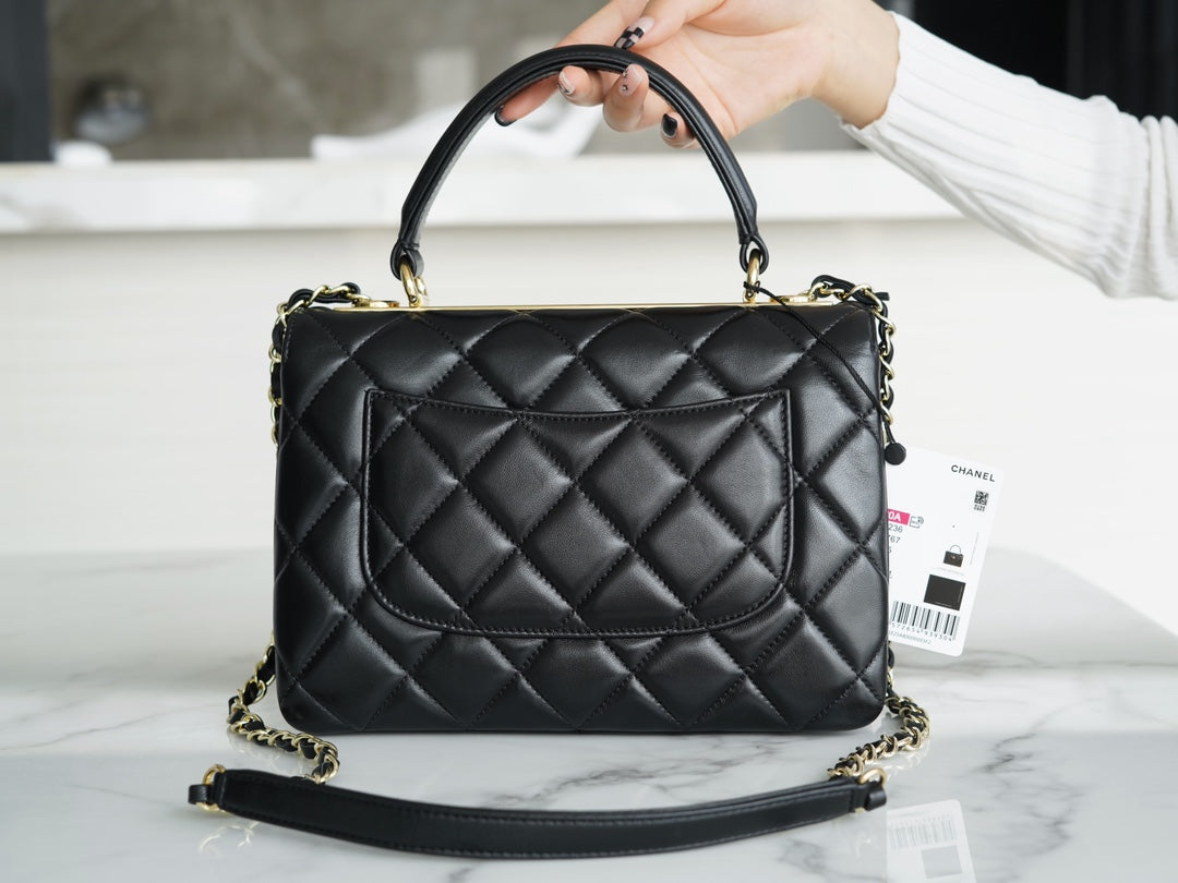 小香家-Trendy CC-菱格紋經典黑-25cm