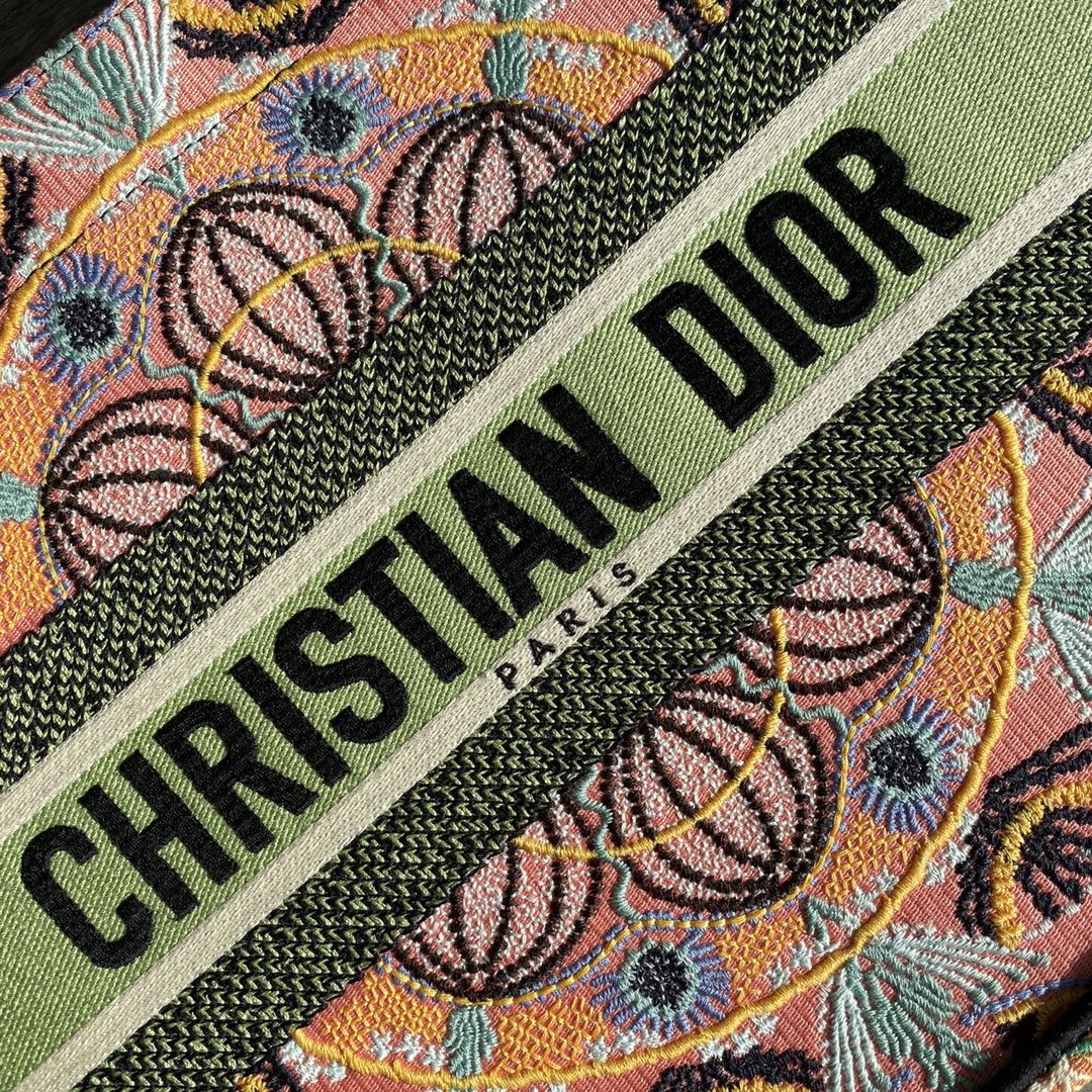 Dior Book Tote-小號36.5cm-多色花朵