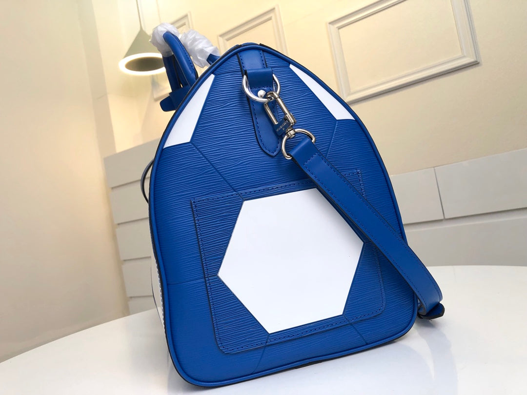 Lou-Keepall 50旅行袋 藍色