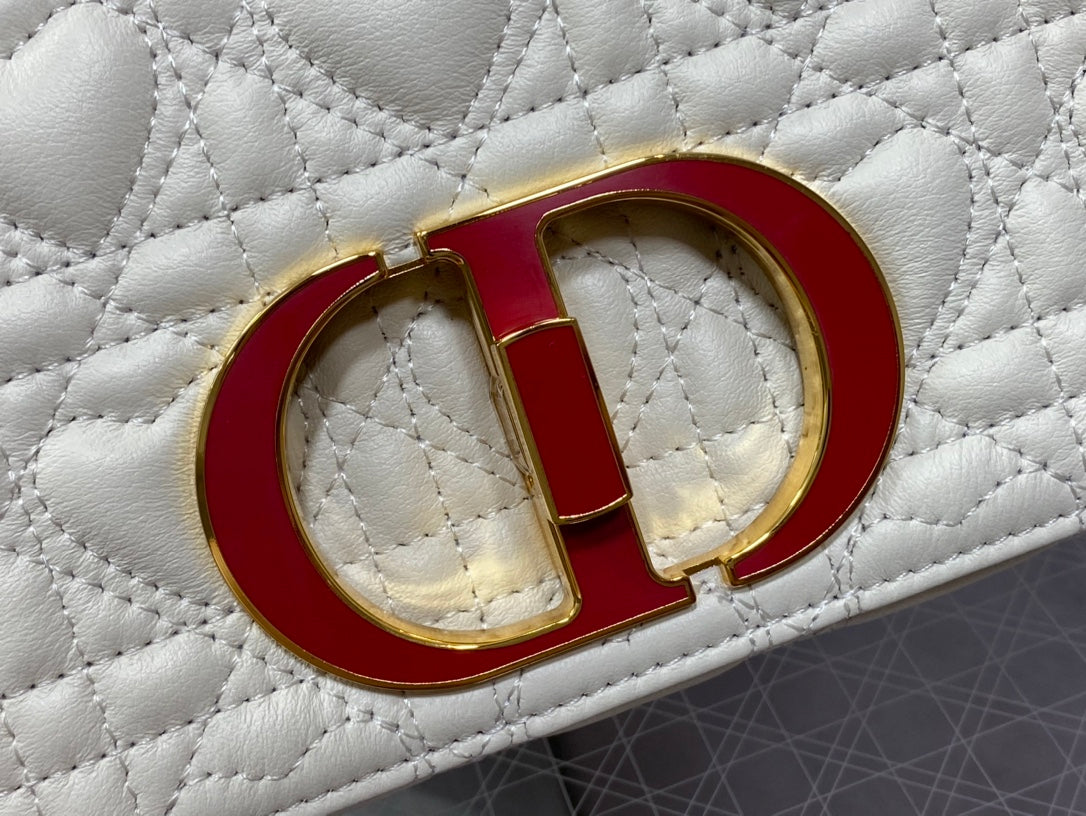 Dior-Caro 愛心七夕系列 中號 白色
