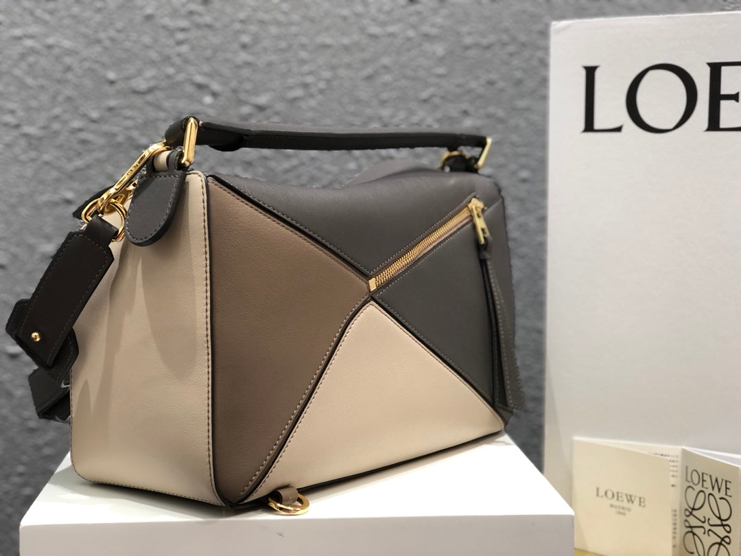 羅L威- Puzzle bag 小牛皮 中號