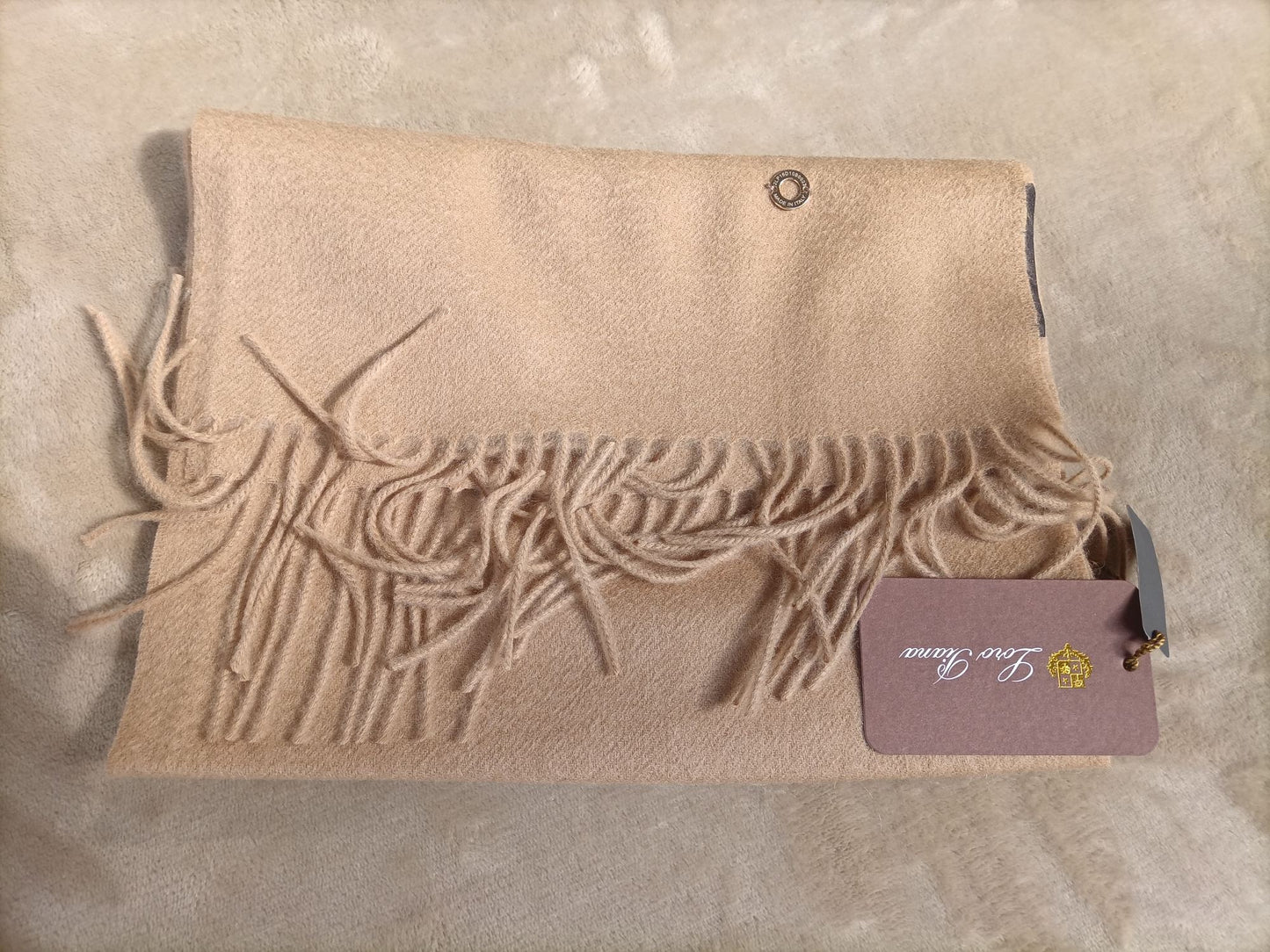 L-Piana-水波紋羊絨圍巾-100%山羊絨 30*180cm
