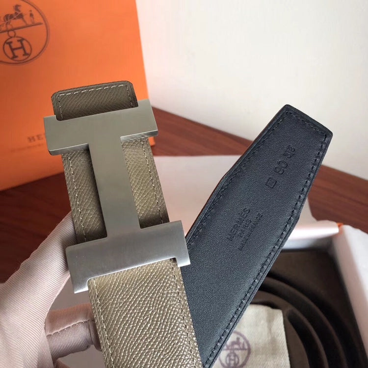 小愛款-灰色皮帶-4.0cm-男款