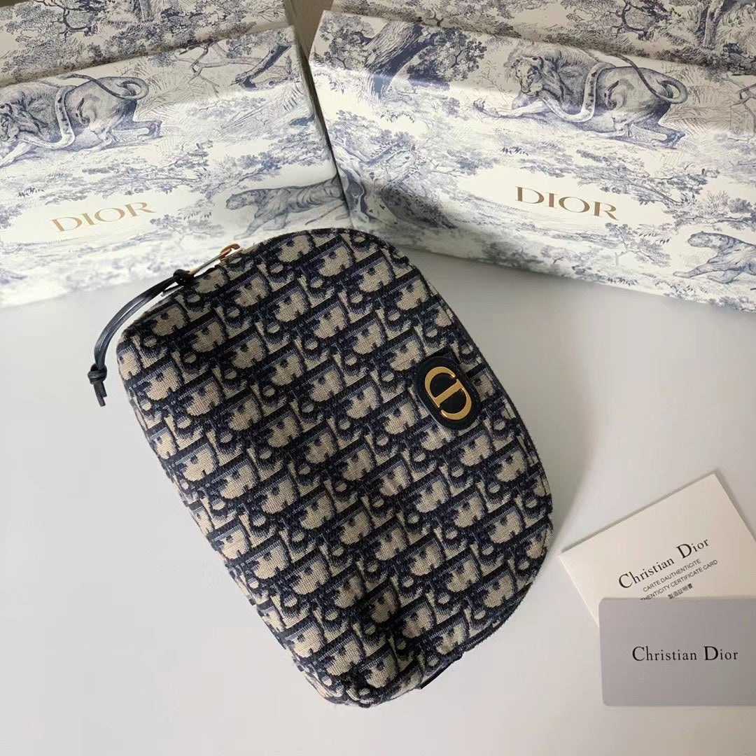 Dior 老花化妝包-大號