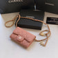 Chanel CF鏈條零錢卡包